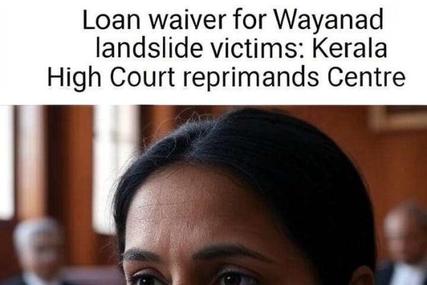 Loan waiver for Wayanad landslide victims: Kerala High Court reprimands Centre