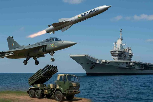 Tejas MK-1A,BrahMos Supersonic Cruise Missile,Pinaka Multi-Barrel Rocket Launcher,INS Vikrant