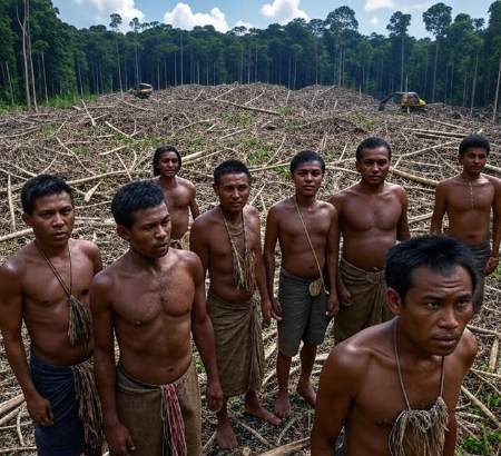 In the Great Nicobar Project, 10 lakh trees will be felled and tribal communities (Shampan and Nicobari) will be rendered homeless