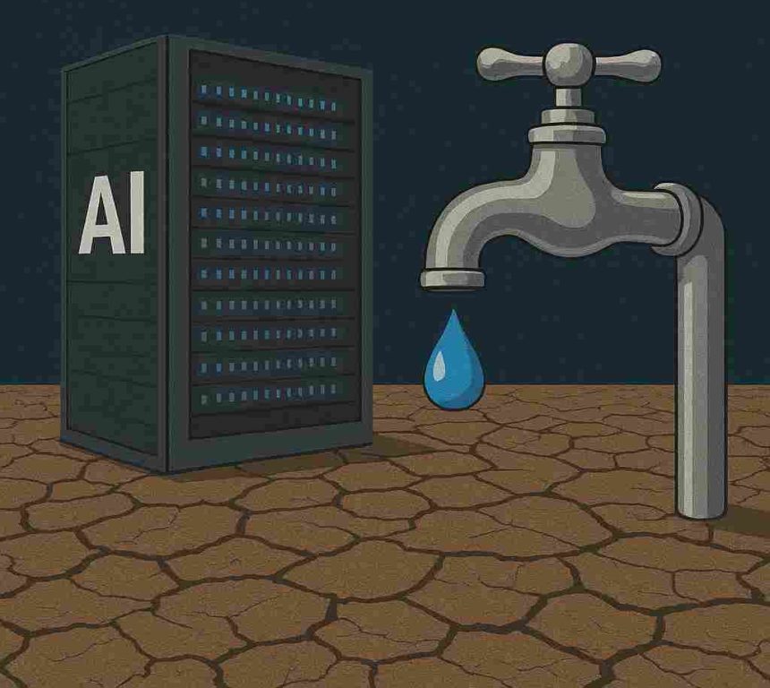 Drinking water crisis due to Artificial-Intelligence data centers