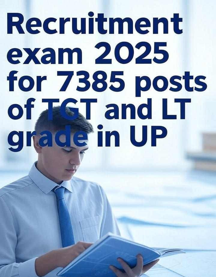 Recruitment exam 2025 for 7385 posts of TGT and LT grade in UP