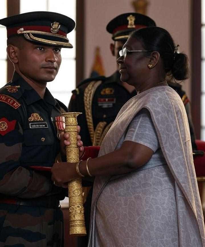 President Murmu presented Gallantry Awards to the heroes of Operation Sindoor