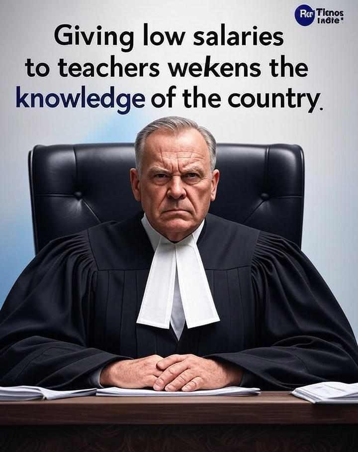 'Paying low salary to teachers weakens the knowledge of the country', strong comment of Supreme Court