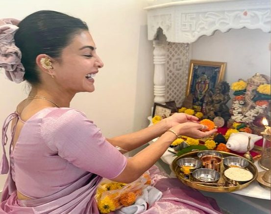 Jacqueline Fernandez brought Ganpati Bappa home for the first time, shared pictures on social media