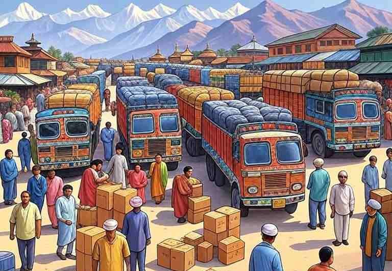 India is still Nepal's biggest trading partner, but business with China is growing rapidly