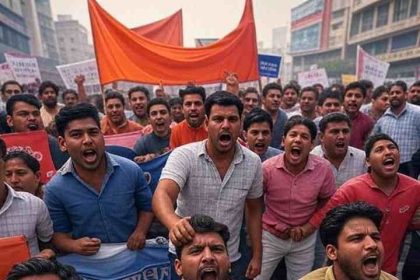 Chaos in Kanpur over India-Pakistan match: People took to the streets against BCCI, shouted slogans!
