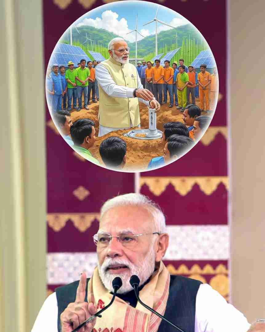 PM Modi inaugurated bioethanol plant in Assam, laid foundation of polypropylene unit