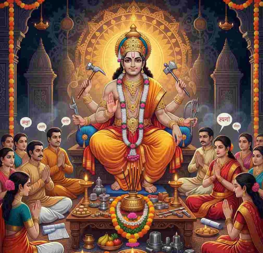 Vishwakarma Puja 2025: Chant these mantras to please Lord Vishwakarma, all your wishes will be fulfilled
