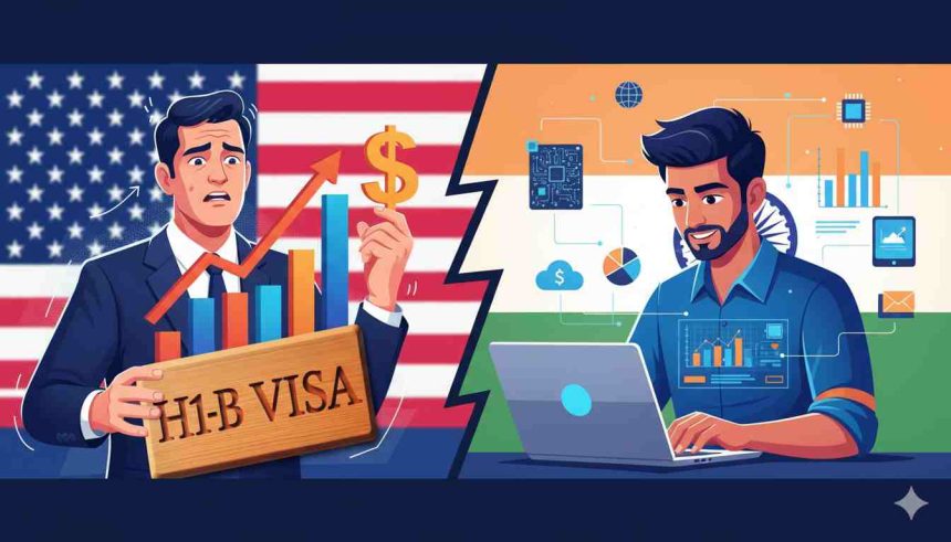 The US is shocked by the increase in H-1B visa fees! India will benefit.