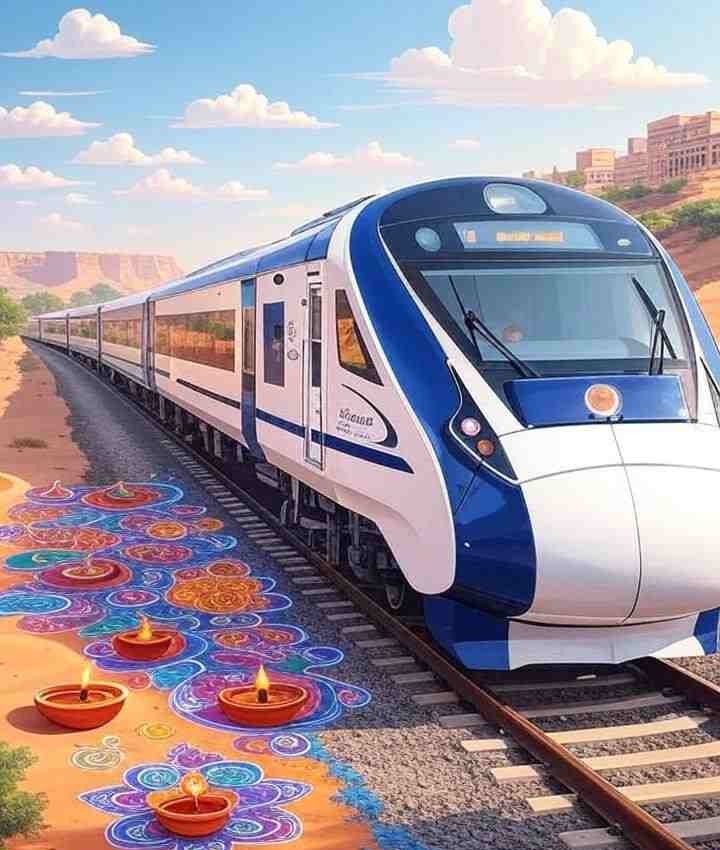 Now, Delhi to Jodhpur in just 8 hours! The new Vande Bharat train will begin operations on September 27th.