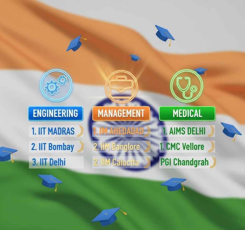 NIRF 2025: Which are the number 1 engineering, management and medical colleges in the country? Full list released!