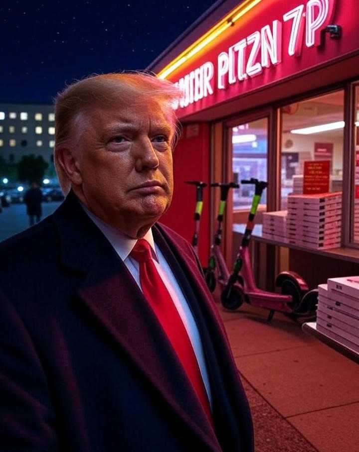 The secret of American crisis was revealed by pizza order at the Pentagon! Rumors of Trump's death created panic