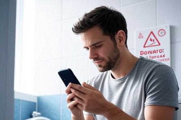 The habit of scrolling the phone in the toilet can be harmful, the risk of hemorrhoids increases by 46%