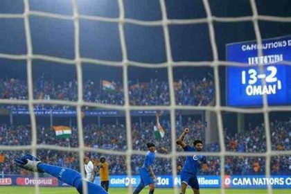 India's blast after 31 years! Third place in CAFA Nations Cup confirmed after beating Oman 3-2 in penalty shootout!